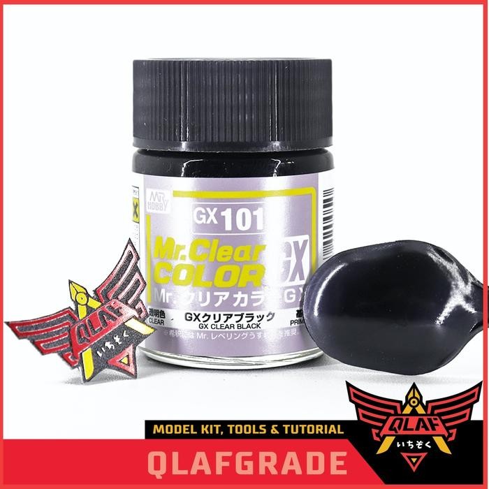 

Mr Color GX CLEAR BLACK GX101 / GX 101 cat gundam model kit airbrush