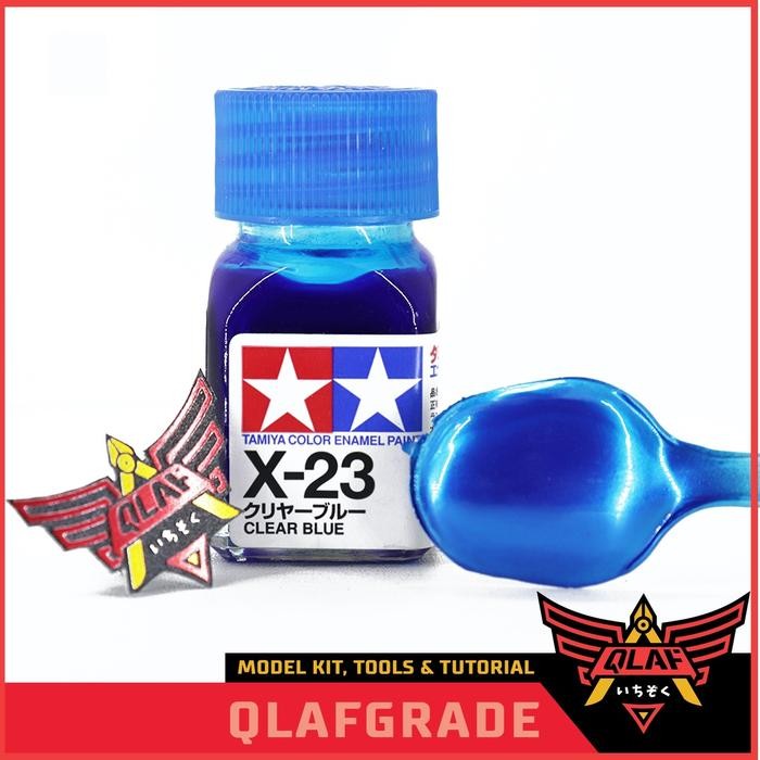 

Tamiya Enamel X23 X 23 Clear Blue cat Gundam model Kit paint