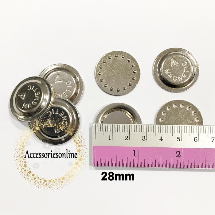 

New Magnet Nama Dada/Magnet Pin Bulat 28mm