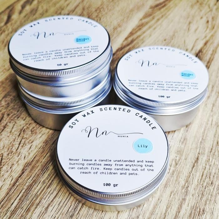 Soy Wax Scented Candle - Lilin Aromaterapi Soy Wax (100% Soy Wax)