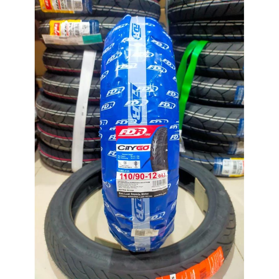 BAN FDR CITY GO 110/90-12 CITY GO BAN FDR SCOOPY RING 12 BLKG