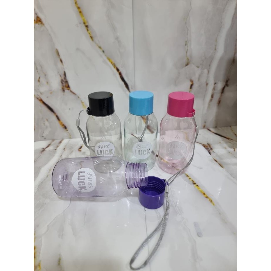 TJ-901 Botol Minum Plastik Botol Minum Unik Bless Luck 350ml