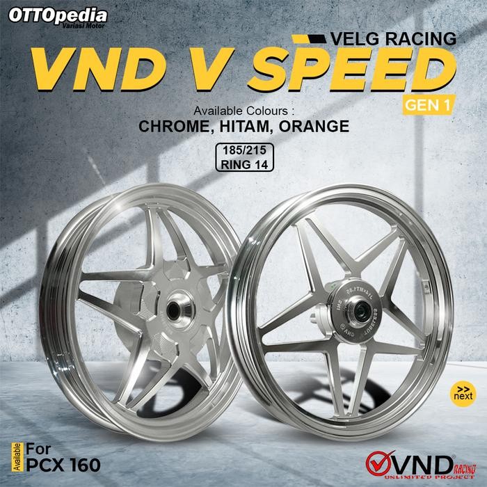 Velg Racing Vnd V Speed Bintang Honda Pcx 160 Lebar 185/215 Ring 14