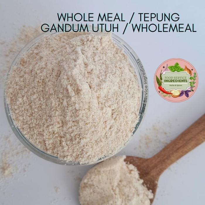 

DISKON wholemeal flour 1kg / tepung gandum / whole meal flour READY STOCK