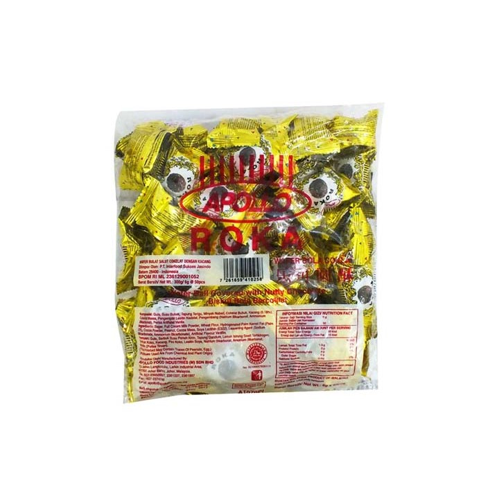 

S65622 APOLLO 1070P1 ROKA CHOCO BALL WAFER 50X18GR MAJU BERSAMA (20250910)