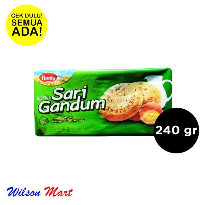 

ROMA BISKUIT SARI GANDUM 240 GRAM