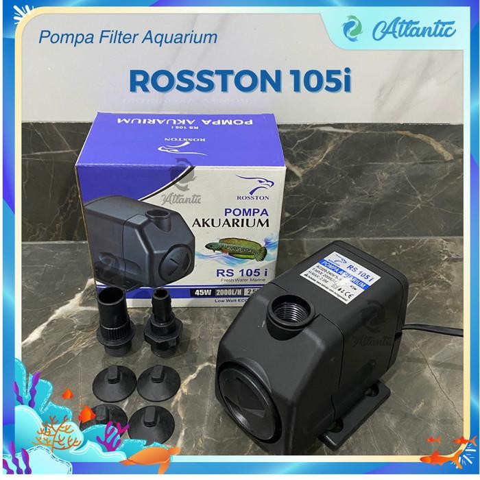 Resun Petfish - Rosston Rs 105 Low Watt Eco Power Aquarium Water Pump Pompa Air Kolam