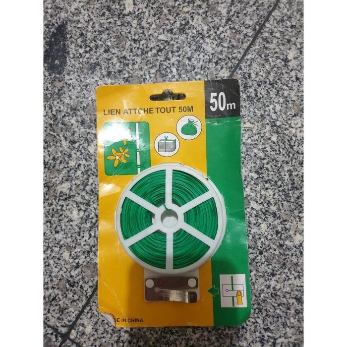 

OJ Twist Tie - Bending Wire - Kawat Ikat 50 Meter Warna Hijau