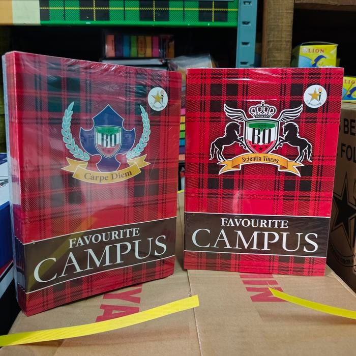 

Buku Tulis Favorite Campus Bintang Obor 50 Lembar (1 pak / 10 pcs)