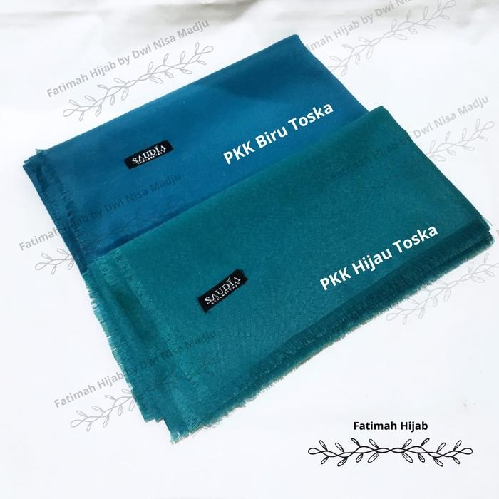 Pilihan- Hijab Pkk Segiempat Rawis Saudia Hijau Toska Dan Biru Toska