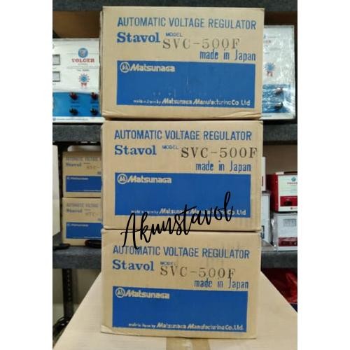 Populer Stavol Matsunaga Japan Svc-500F - Stabilizer Listrik 500Watt Terlariss 