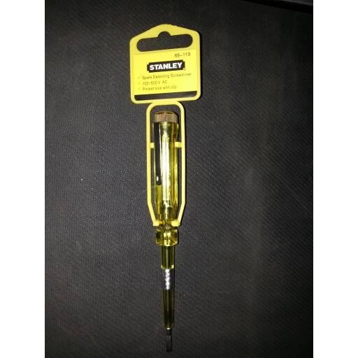 STANLEY Obeng Test Pen Tespen Listrik 500 V Volt 150 mm