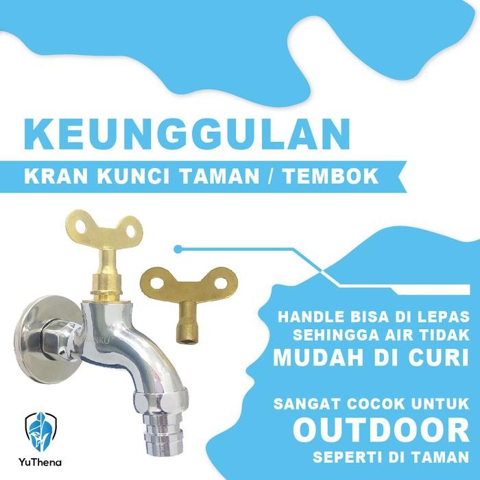 YuThena - Kran Air Taman Babet - Kran Taman Kunci - Keran Taman Gembok