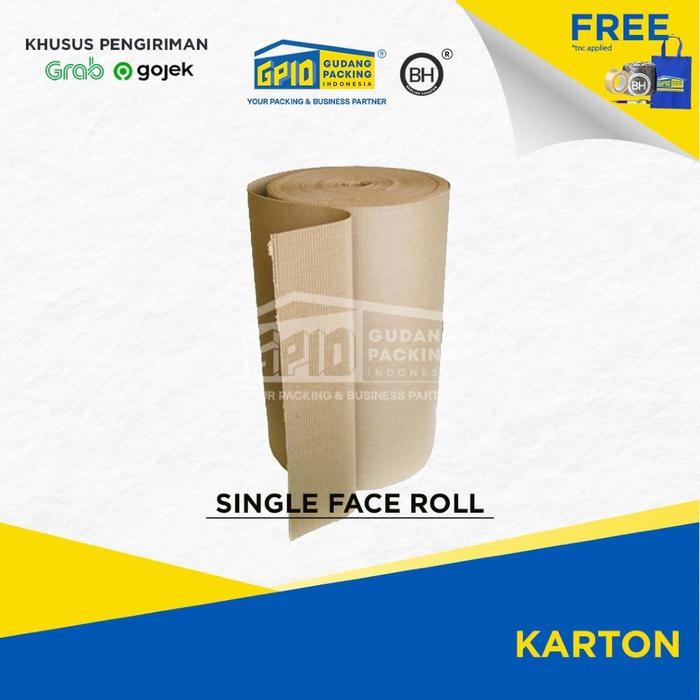 

(GOSEND/GRAB) Karton Lembar / Single Face Tinggi (25-160 cm) x 40 m