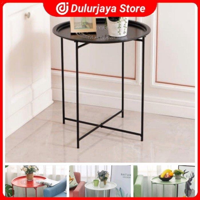 Ace Soleil Meja Teras Meja Sudut / Coffee Table / Meja Besi Serbaguna Pasti Ori