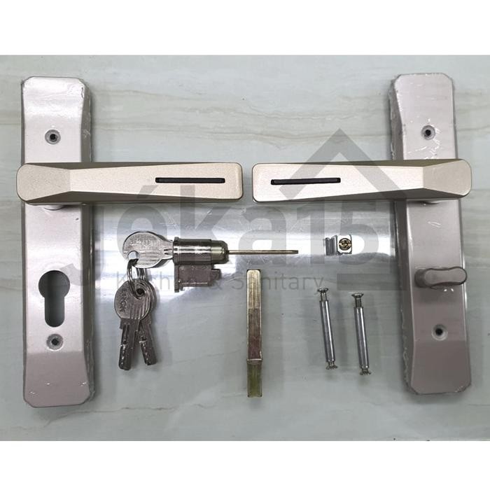 PINTU ALUMUNIUM KAMAR MANDI / PINTU WC ALUMUNIUM KACA MURAH 3/4 KACA