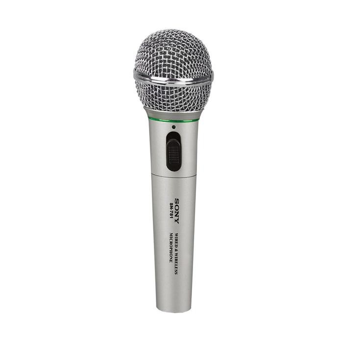 Ready Microphone Sony 781 Mik Karaoke/Mikrofon/Mic Single Wireless dan Kabel