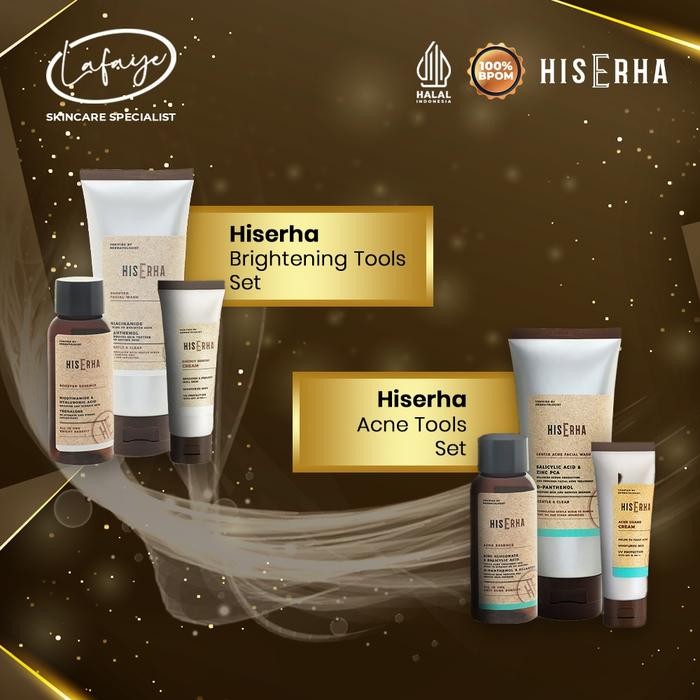 HIS ERHA Skincare Pria Mantools Set - Rangkaian untuk Kulit Berjerawat