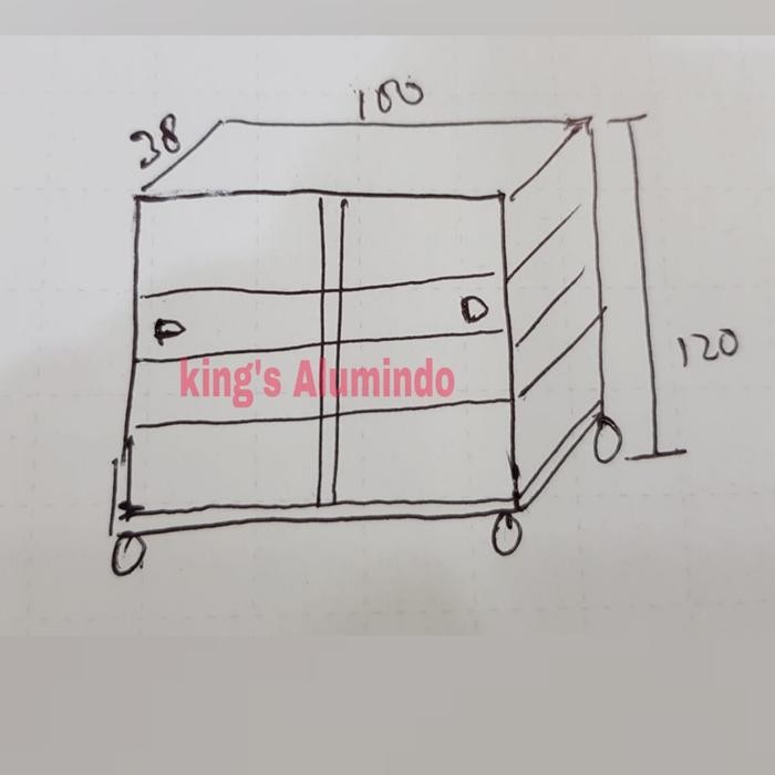 etalase kaca aluminium - etalase serba guna - etalase kaca pintu geser