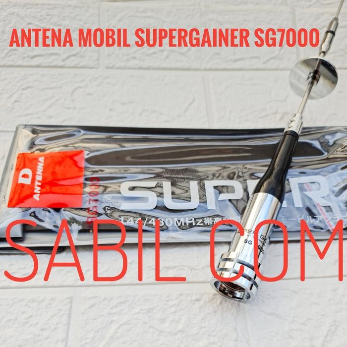 ANTENA MOBIL RADIO RIG SUPER GAINER SG7000 / SG 7000 DUALBAND MURAH