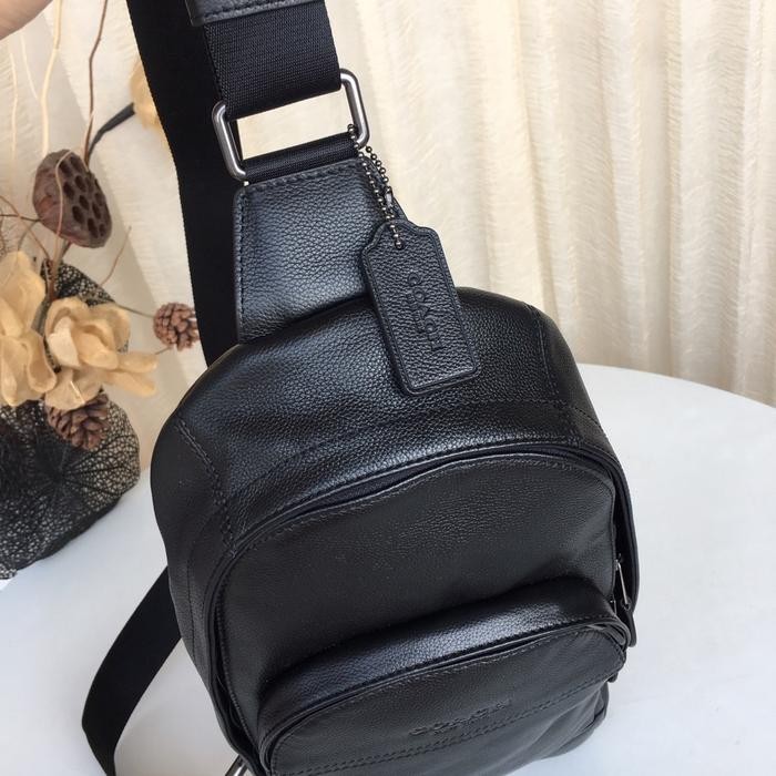 Hemat Tas Pria Houston Smooth Leather Houston Sling Pack Original 49312 Terlariss 