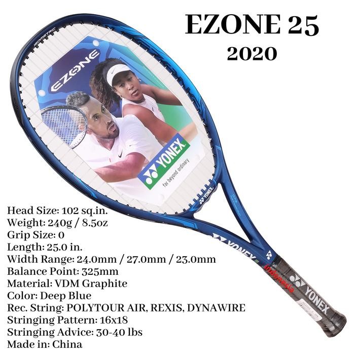 YONEX EZONE 25 240G DEEP BLUE 2020 - RAKET TENIS