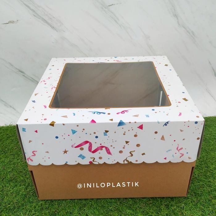 [5Pcs] Dus Tart Party 28X28X20 / Box Kue 28 Cm / Dus Tart