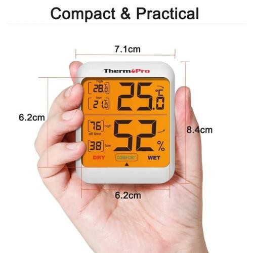 Thermopro Tp-53 Higrometer Thermometer Termometer Dapur Indoor Tp53