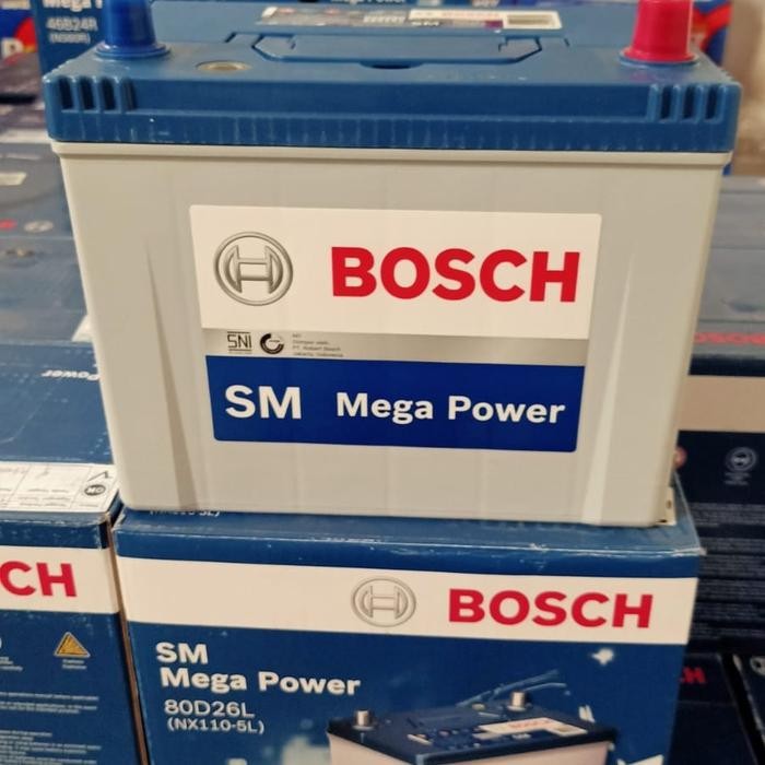 aki MF Bosch 80D26L /NX110-5L (aki mobil pajero)
