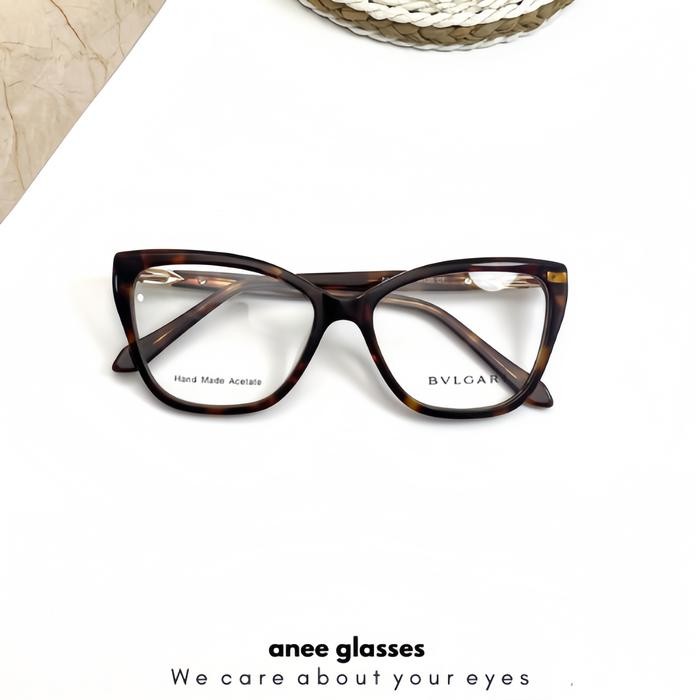 Promo Frame Kacamata Minus Wanita Cat Eye Mewah Premium Free Lensa Antiradiasi Uv