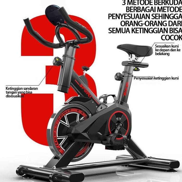 Living Sepeda Statis Spinning Bike Sepeda Olahraga Sepeda Rumah Berputar / Peralatan Olahraga Sangat