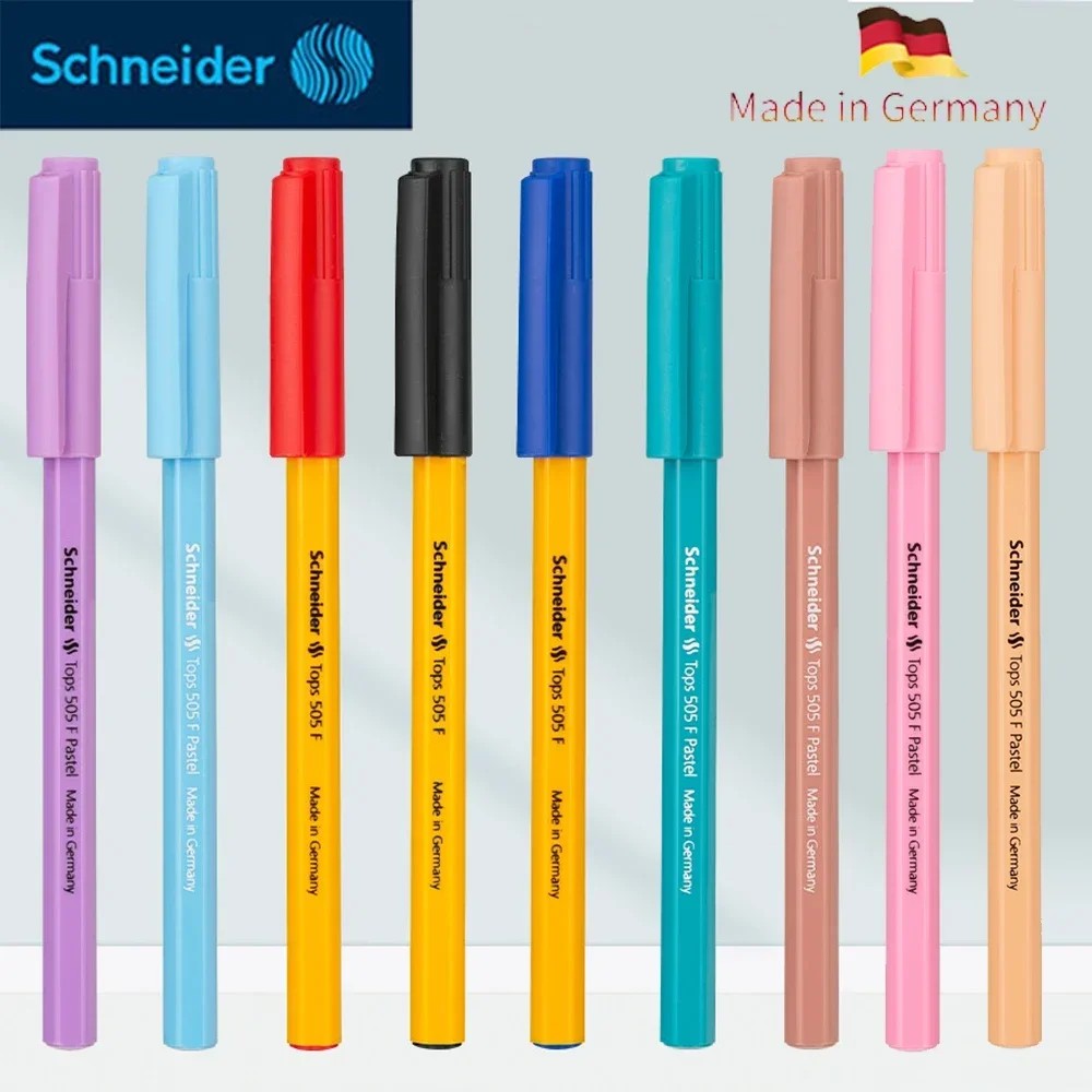 Germany Schneider Ballpoint Pen 505F Bullet Tip Multi-color Ballpoint Pen 0.5mm Student Office