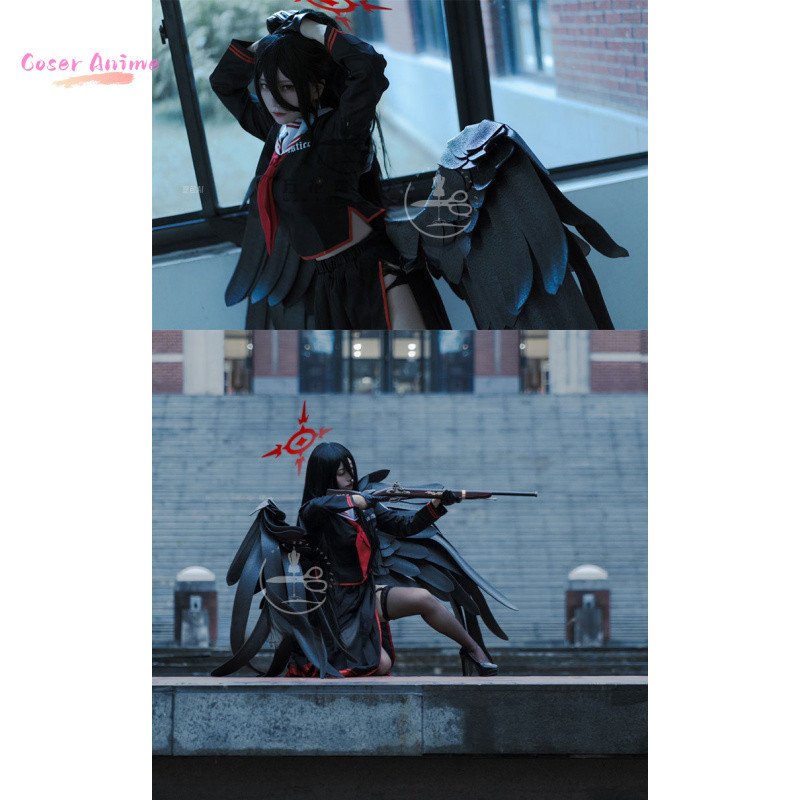 GAME BLUE ARCHIVE YUZURU HANYU COSPLAY COSTUME UNIFORM HALLOWEEN CARNIVAL PARTY CHRISTMAS PLAY ROLE