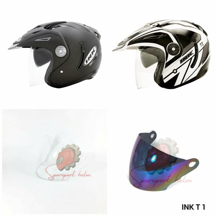 0nb7- Kaca Helm Ink T 1 Visor Helm Ink T1