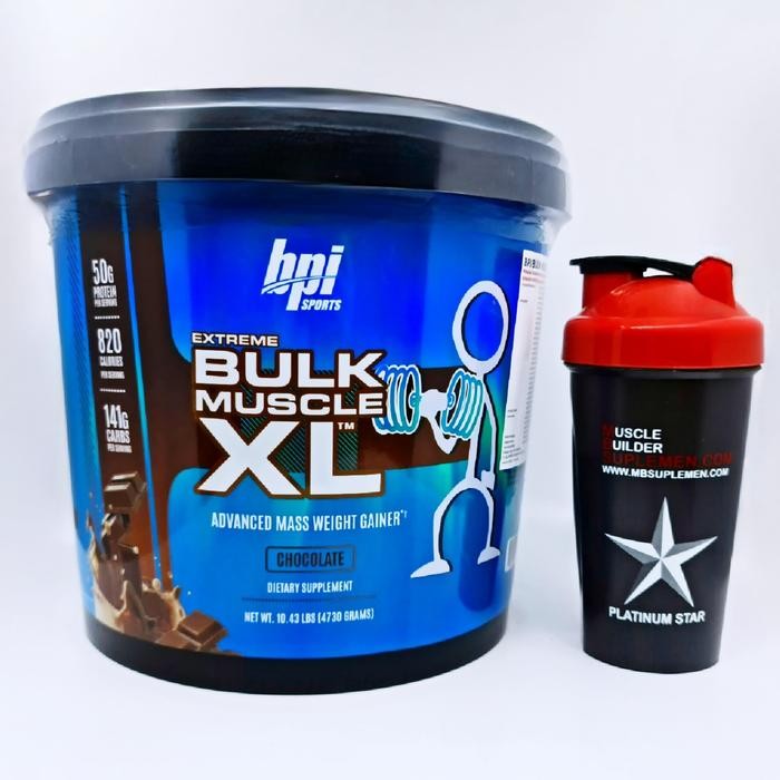 BPI Bulk Muscle XL 10,43 lbs Protein Gainer 10lbs 10lb 10 15 20 22 lb ON Serious Mass Gold Standard