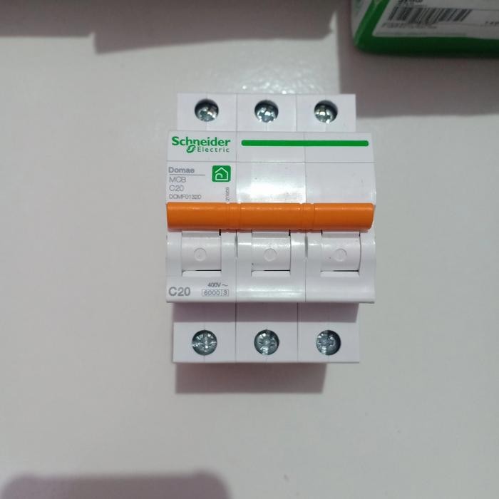 Mcb Domae Schneider 3 Phase 20Amper Schneider Domae