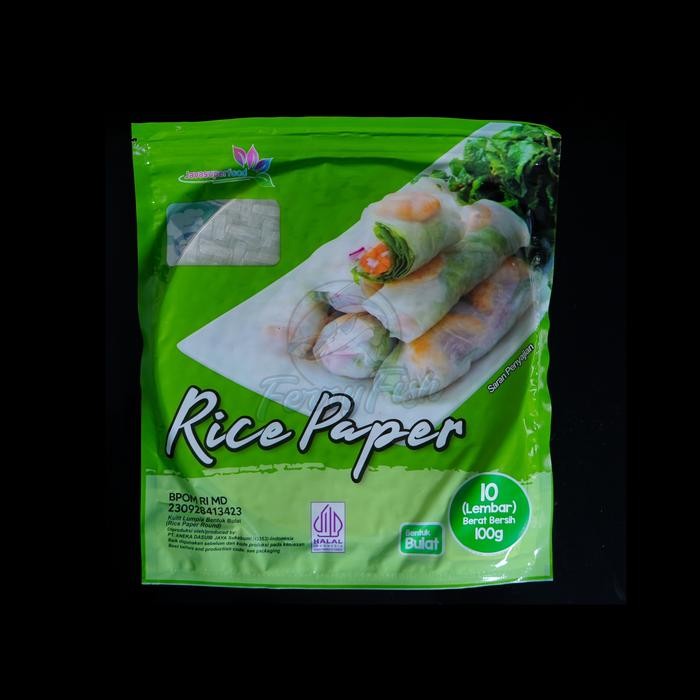 Kirim&siapmakan- Rice Paper / Kulit Lumpia Vietnam Bulat Halal