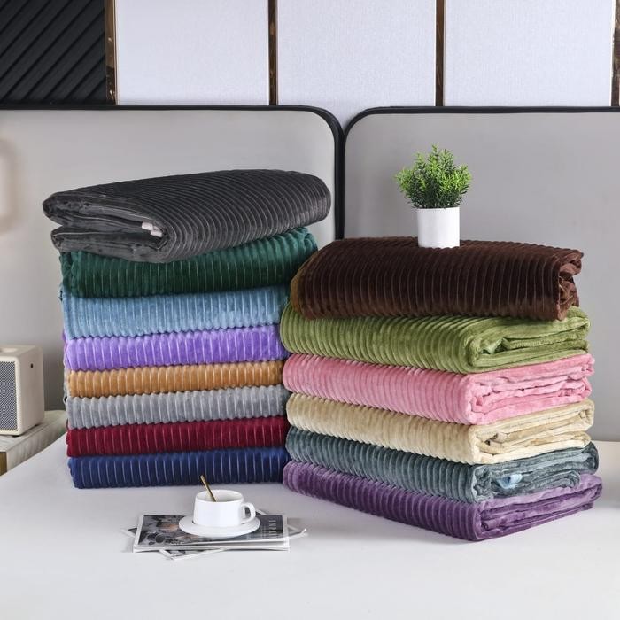 Selimut Polos Salur List Selimut Salur 230 x 200