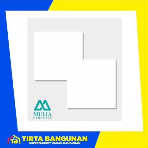 uq6l- Mulia Keramik 40 X 40 Cm Putih Polos Keramik Lantai Permukaan Mat Kw P