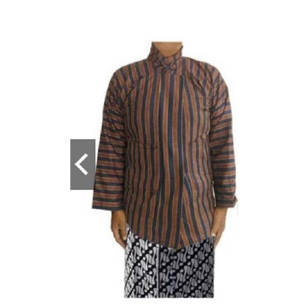 ORIGINAL Setelan Surjan Lurik Pria Surjan Jogja Baju AJawa Pria Dewasa READY STOCK