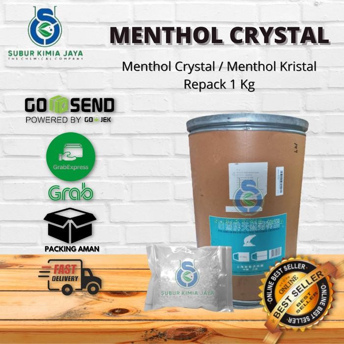 BumbuBUU- Menthol Crystal / Mentol Kristal 1Kg / Campuran Pada Produk Makanan, Kesehatan, & Body