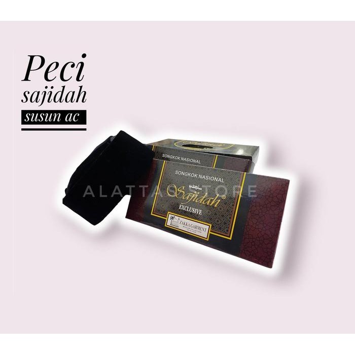 ASLI Peci Songkok SUSUN AC Sajidah READY STOCK