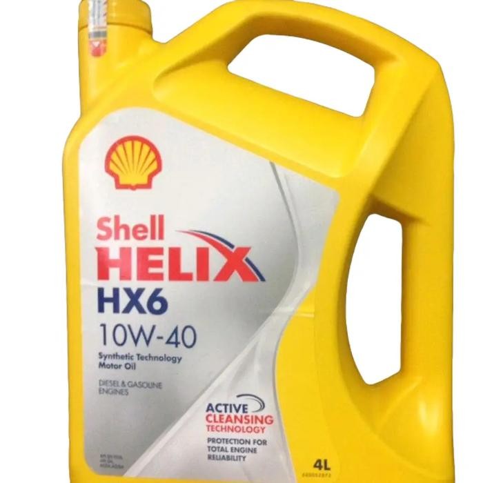 Oli Mesin Mobil Shell Helix HX6 10W-40 (4 Liter )
