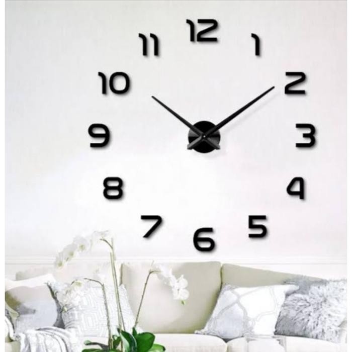 Jam Dinding Hias Aesthetic / Jam Dinding DIY Hiasan Ruangan / Jam Dinding Tempel DIY / JDD DIY
