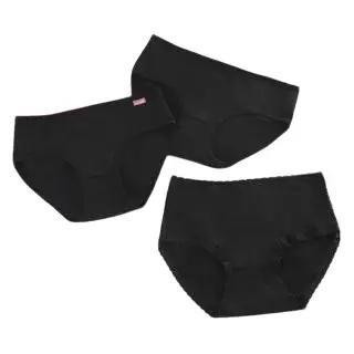 CD Wanita Dewasa Ukuran Besar Celana dalam Jumbo Nyaman DiPakai Motif Hitam XXXL CD Katun C037 Pure