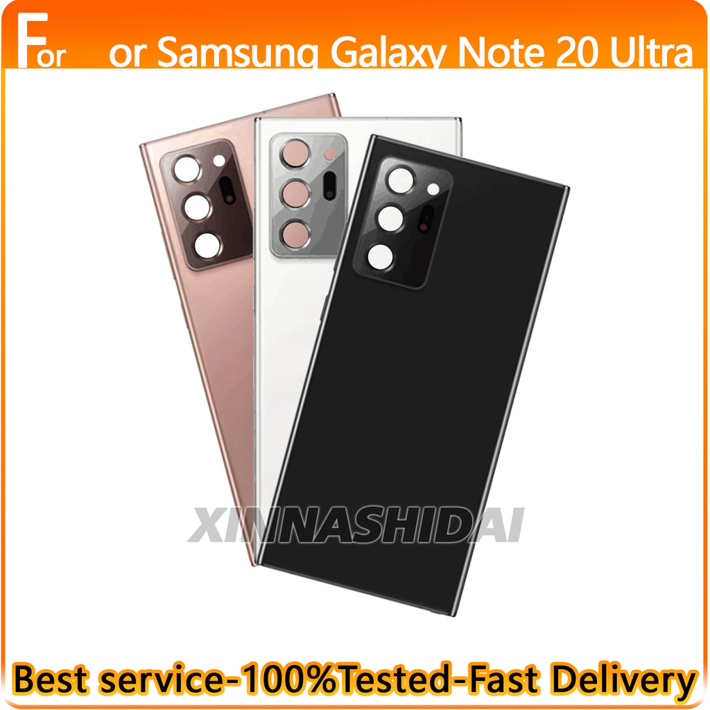 New For Samsung Galaxy Note20 Ultra N980 Battery Back Cover Glass Panel Rear Door Glass Housing Case