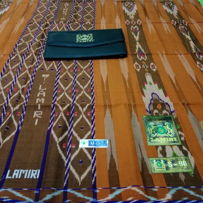 TERMURAH sarung lamiri mgt mutif gunung manis ter baru jahit tengah songket sutra merseresed