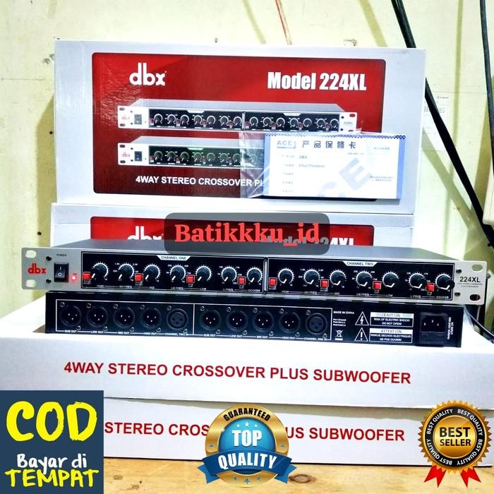 Terpopuler Crossover 224Xl Sub 224 Xl + Subwoofer Output 4 Way Stereo Terlariss 