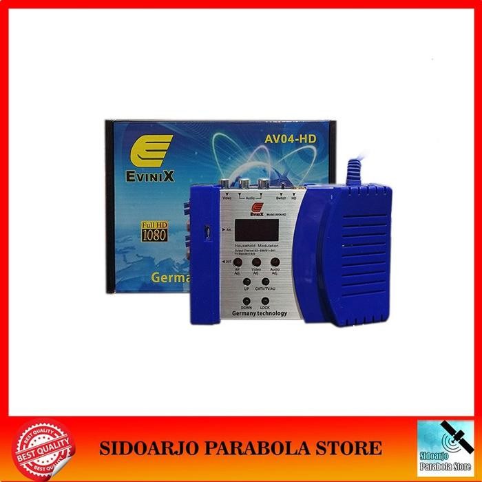 SmartSh0p- Converter Rca & Hdmi To Rf Tv Kabel Modulator Av Stereo Evinix Skyview