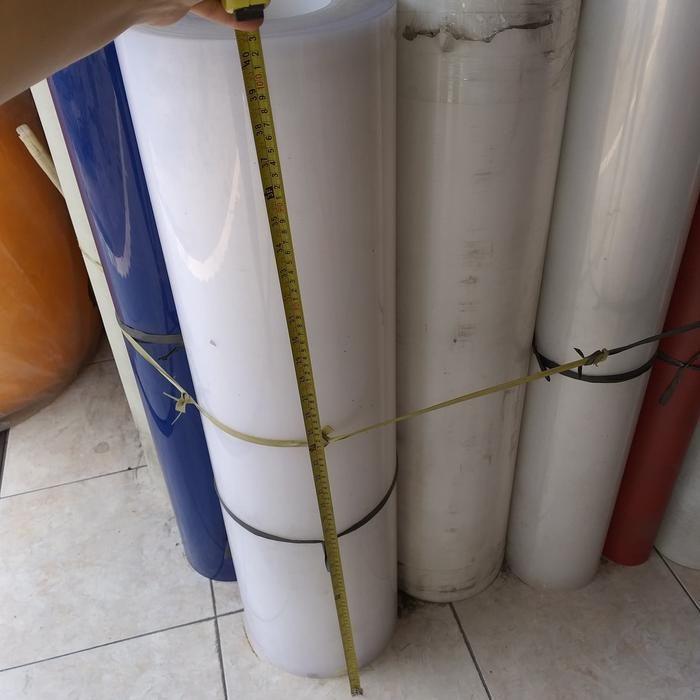 Lansungkirim- Fiber Penutup Pagar Putih Tebal. Kanoplas Fiber